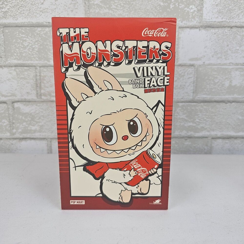 POP MART The Monsters Coca-Cola Vinyl Face Blind Box Sealed Labubu Figure New